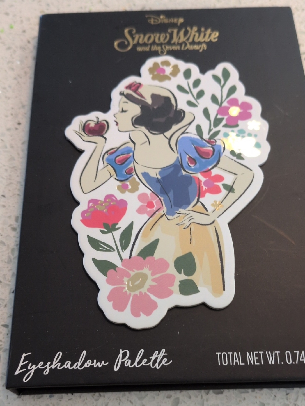Disney Snow White Floral Sticker Palette - Blue, Yellow, Pink